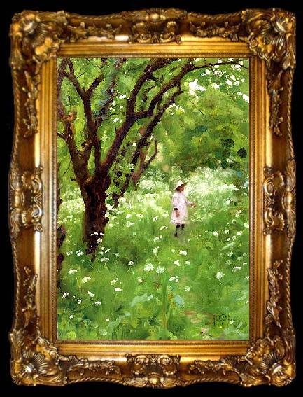 framed  Thomas Cooper Gotch The Orchard, ta009-2
